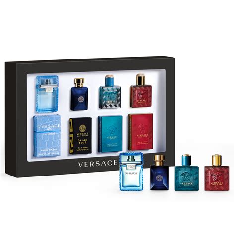 versace cologne gift set for men|Versace men's mini gift set.